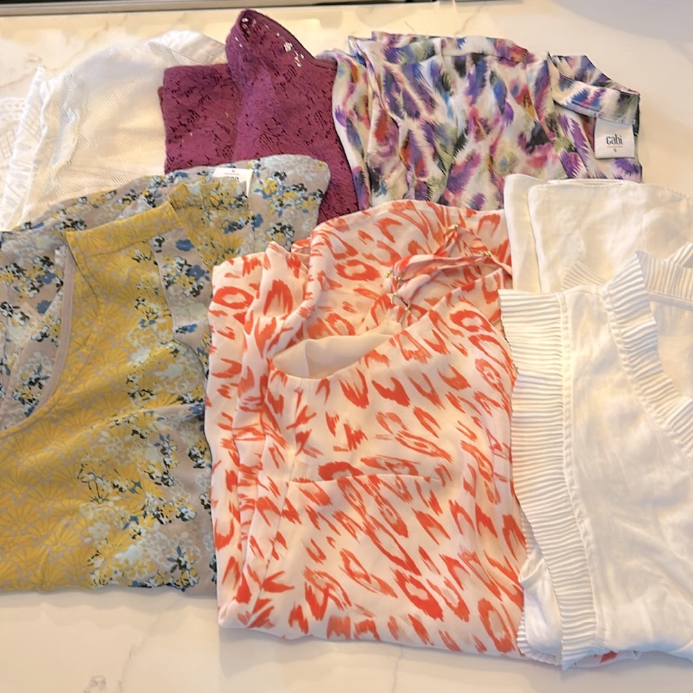 COPY - Lot of 6 beautiful CAbi tops size small that I have sadly outgrown
